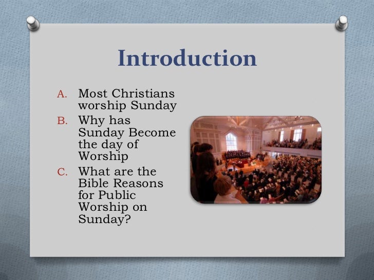 Why worship on sunday