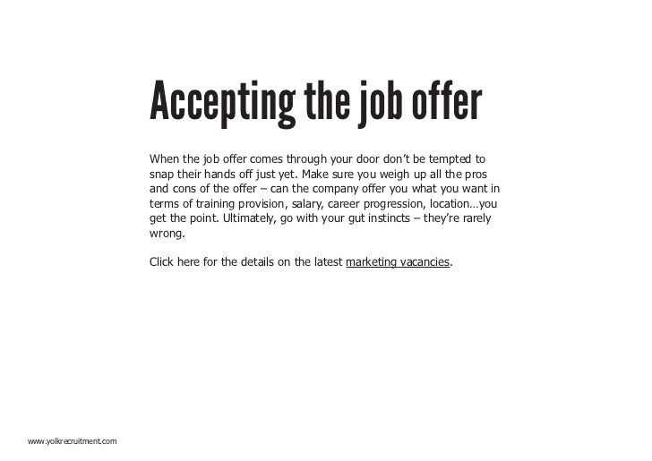 accepting an offer email