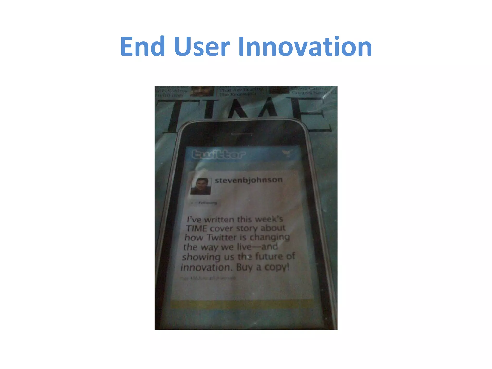 End User Innovation 