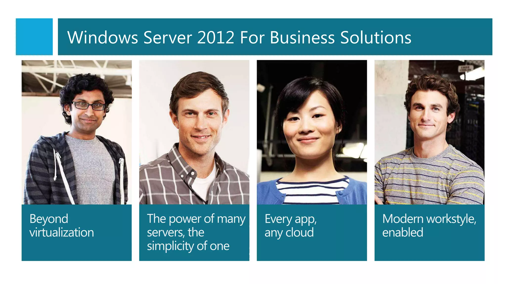 Windows Server 2012 For Business Solutions
 