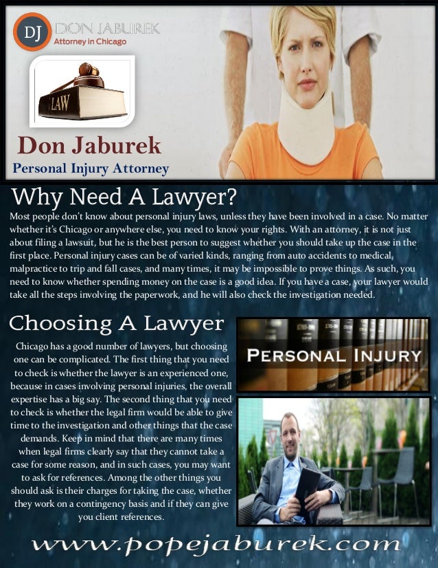 Why you actually need a chicago personal injury attorney