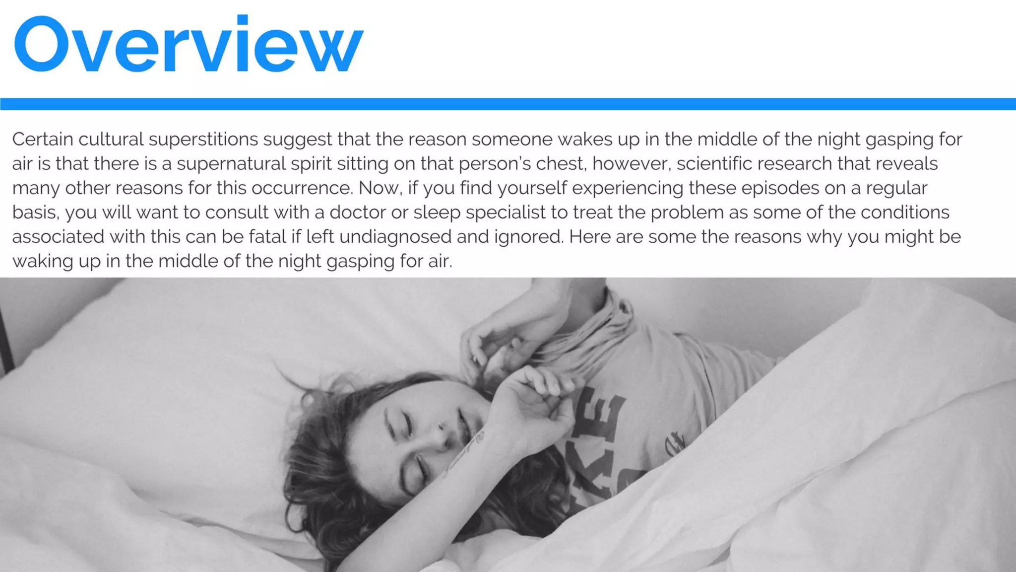 Why You Might Wake Up To Gasp For Air | PDF