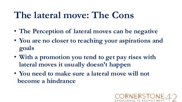what is a lateral career move