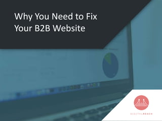 Why You Need to Fix
Your B2B Website
 