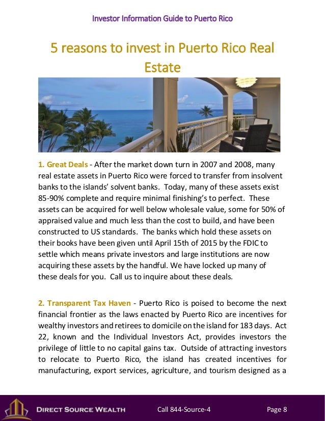 Why You need to Invest in Puerto Rico Real Estate
