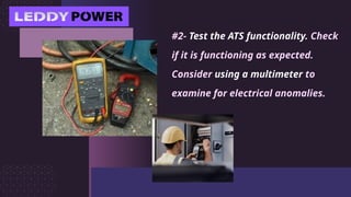 Ats Reader Check Why Your ATS Isn’t Starting the Generator and How to Fix It | PPTX