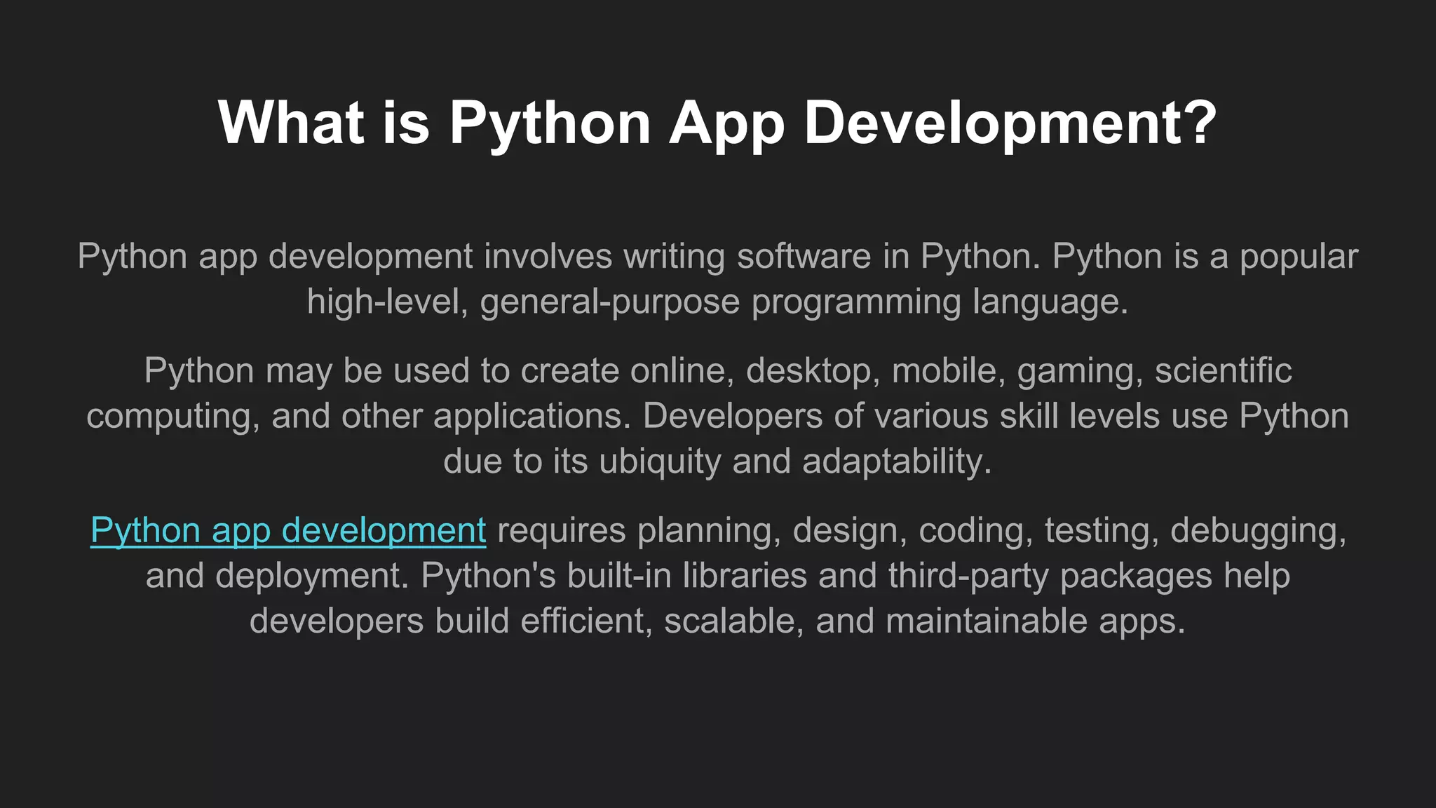 Why Your Business Should Leverage Python App Development in 2023.pptx