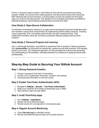 Ultimate Guide to Safely Managing GitHub Accounts in 2026 | DOCX