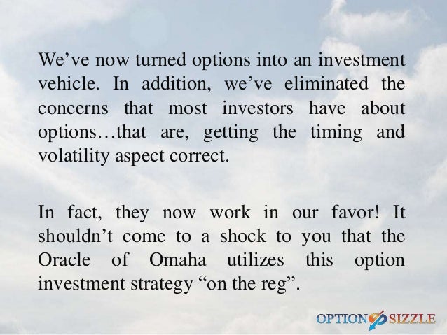 Why we trade options