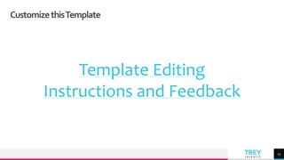 TREY
research
CustomizethisTemplate
Template Editing
Instructions and Feedback
13
 