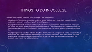 Why you should go to college powerpoint | PPTX