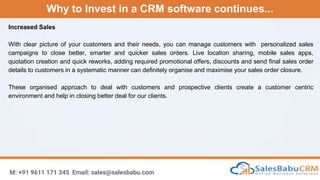 Why you should invest in crm software