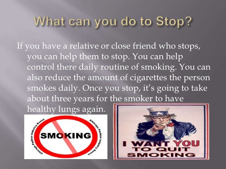 Why you shouldn’t smoke