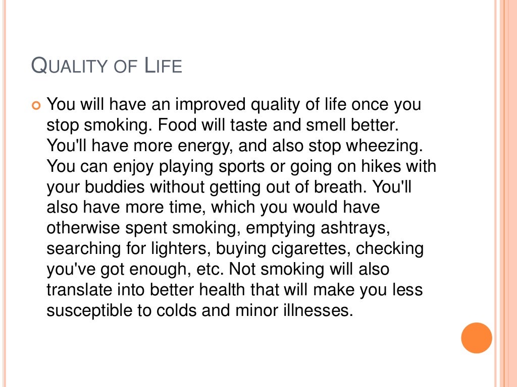 Why you should quit smoking