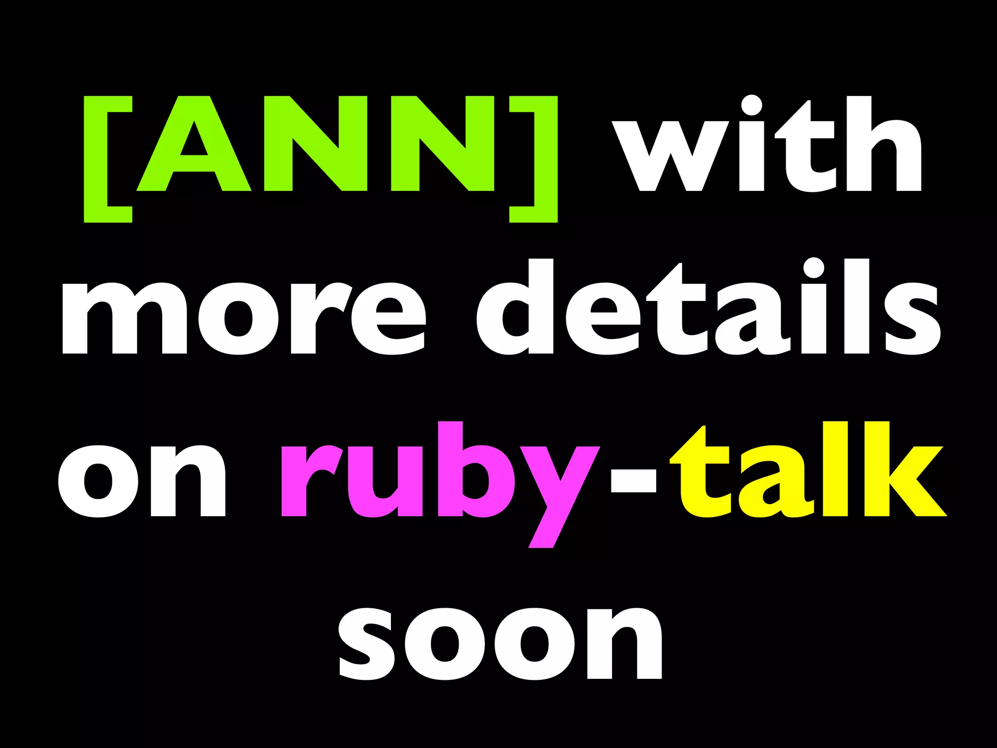 Why You Should Attend RubyKaigi 2009