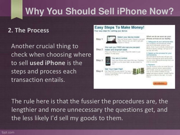 Why You Should Sell iPhone Now