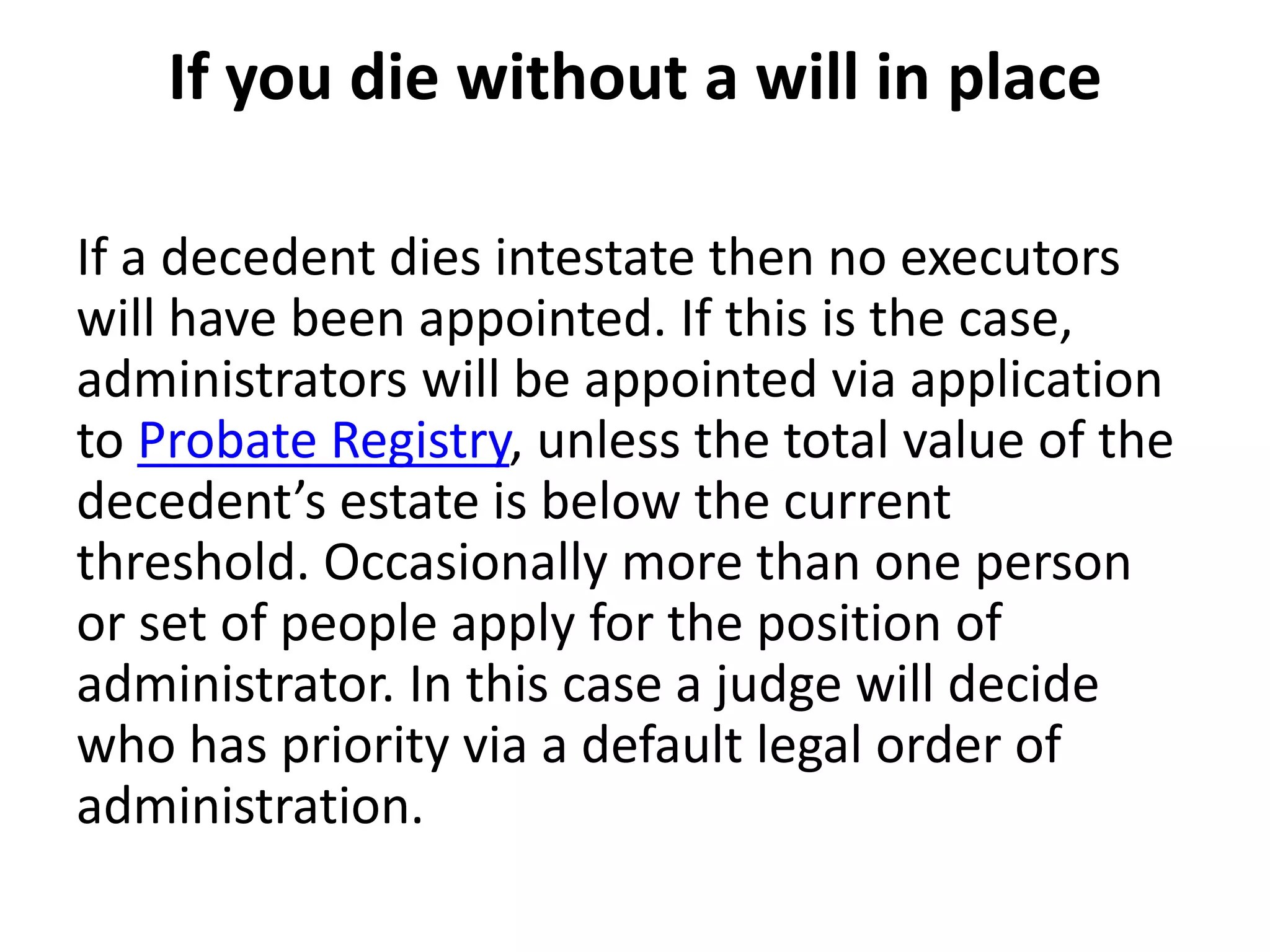 Why you should write a will | PPTX