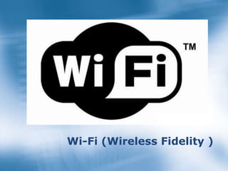> 2002-2003 Earning Projections



Wi-Fi (Wireless Fidelity )
 
