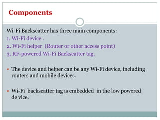 Wi-fi backscatter | PDF