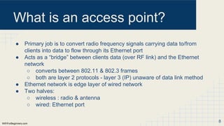 Wi-Fi For Beginners - Module 3 - Access Points (APs) | PDF