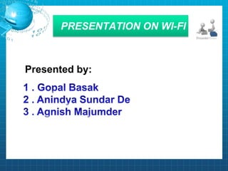 Wi Fi presentation | PPTX