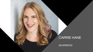 WORLD IA DAY 2017
01
WORLD IA DAY 2016
01
WORLD IA DAY 2016
CARRIE HANE
@CARRIEHD
 