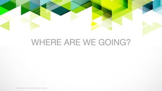 WORLD IA DAY 2017WORLD IA DAY 2017 | #WIAD17 #WIADDC | @carriehd
WHERE ARE WE GOING?
 