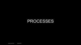 WORLD IA DAY 2017 @CWODTKE
PROCESSES
 