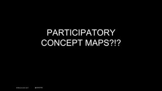 WORLD IA DAY 2017 @CWODTKE
PARTICIPATORY
CONCEPT MAPS?!?
 