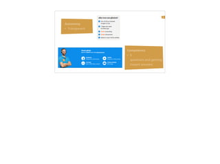 29
Autonomy
• Transparent
Competence
• Simplicity of asking
questions and getting
instant answers
 