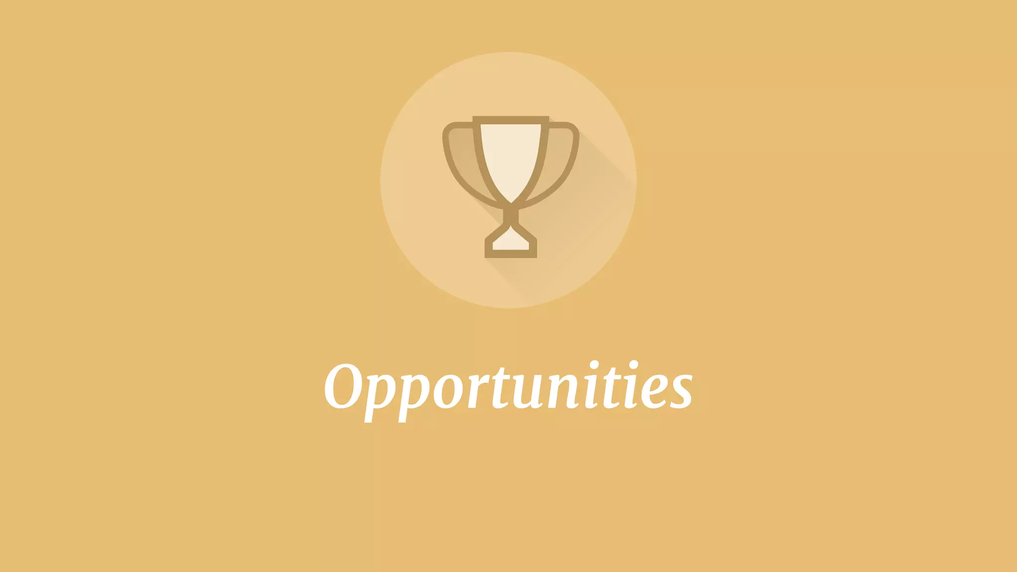 Opportunities

 