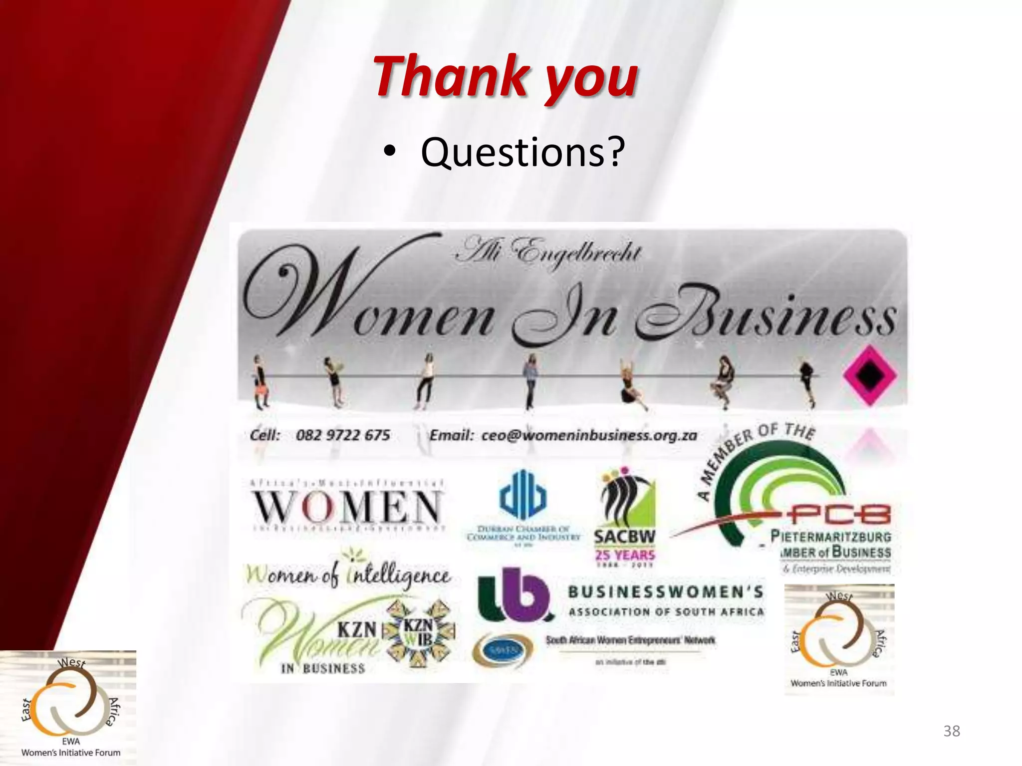 38
Thank you
• Questions?
 