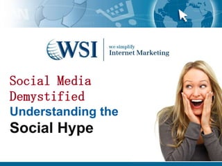 Social Media DemystifiedUnderstanding theSocial Hype 