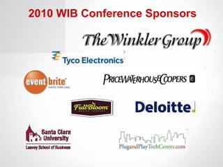 2010 WIB Conference Sponsors 