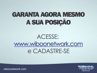 Wiboo Network Apresentacao Completa 2014