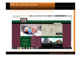 Niki & corporate website
 
