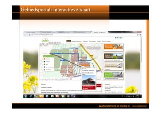 Gebiedsportal: interactieve kaart
 