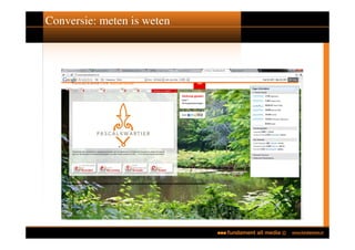 Conversie: meten is weten
 