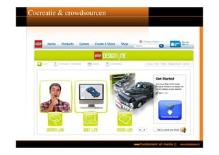 Cocreatie & crowdsourcen
 