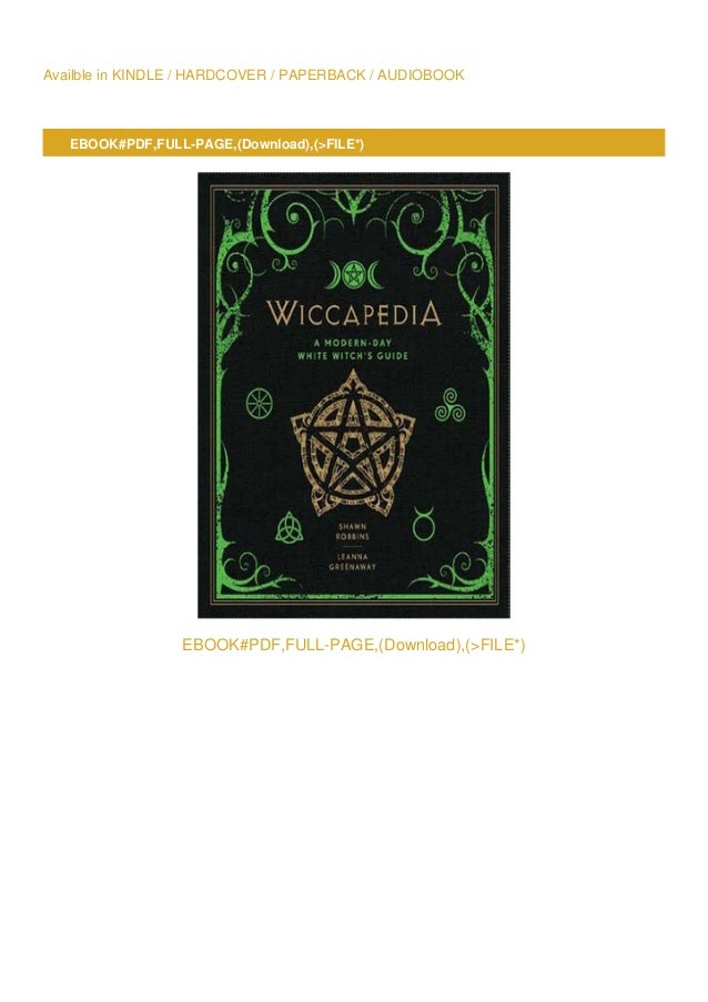 wiccapedia shawns robbins pdf download