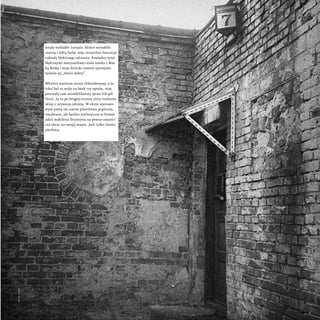 leżały wyblakłe żurnale. Słońce wywabiło
czarną i żółtą farbę, więc wszystkie ilustracje
nabrały błękitnego odcienia. Pomi...