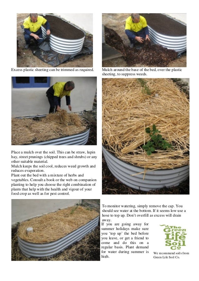 How to Make a Wicking Bed Garden InGround Version