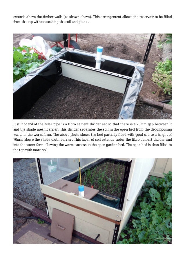 Sustainable Wicking Worm Bed