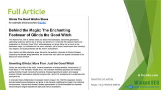 SEM pdx Engage Marketing Conference
Full Article
Read the full article
https://t.ly/wicked-article
@ InLinks.com
 