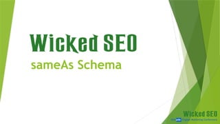 SEM pdx Engage Marketing Conference
sameAs Schema
 