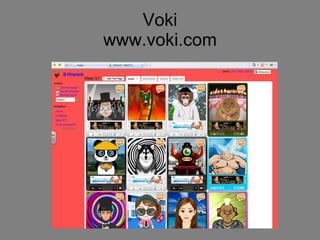 Voki www.voki.com 