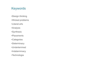 Wicked problems in design thinking | PPTX