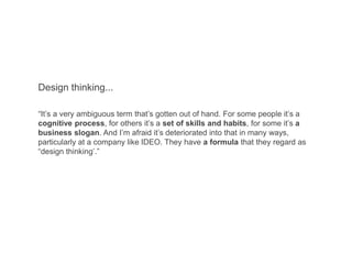 Wicked problems in design thinking | PPTX