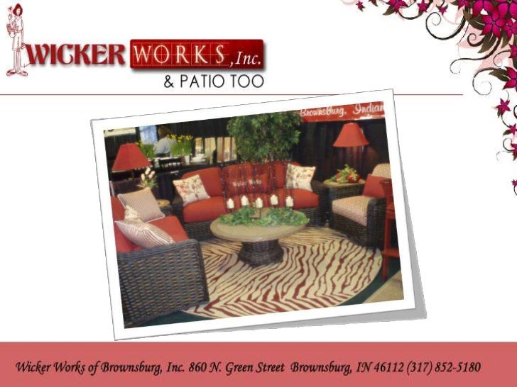 Attractive Wicker Patio Outdoor Furniture Indianapolis Wickerwor