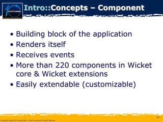 Wicket Presentation @ AlphaCSP Java Web Frameworks Playoff 2008